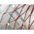 Réseau de câbles en acier inoxydable de grade 316, filet, maillage de corde en acier inoxydable, maillage X Tend